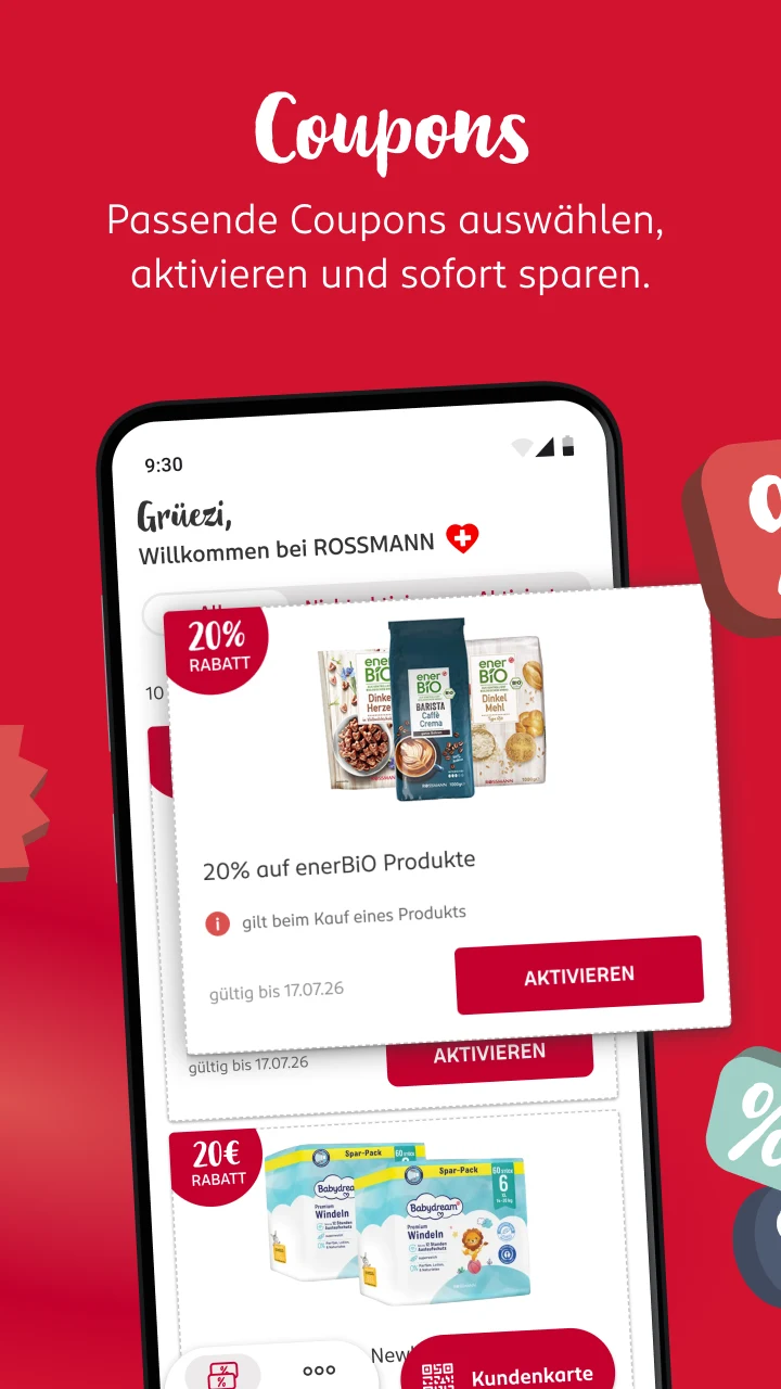 Rossmann Schweiz screenshot